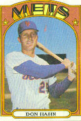 1972 Topps Baseball Cards      269     Don Hahn